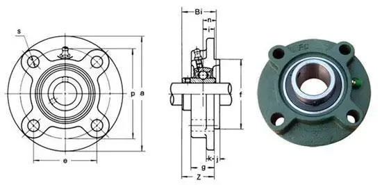 Підшипник UCFC210